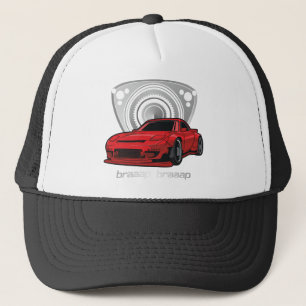Japan Rotary Mazda RX7 BRAAP Trucker Pet