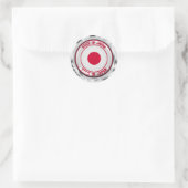 Japan Round Emblem Ronde Sticker (Tas)