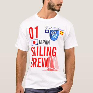 Japan Sailing Crew Nautical T-shirt