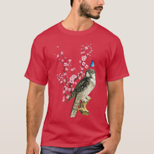 Japan Sakura Cherry Blossom Owl Bird Japans T-shirt
