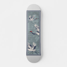 Japan Samurai Geisha Skateboard Design