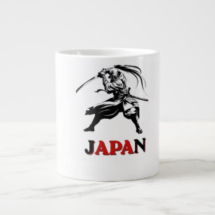 Japan Samurai Voetbal Geest - WK Fan T-Shirt Extra Grote Beker