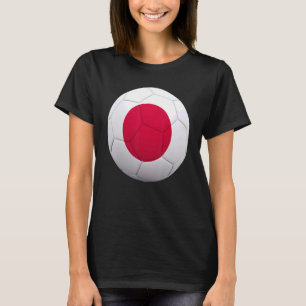 Japan Soccer National Ball Japan Flag Football T-shirt