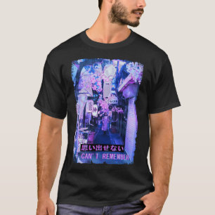 Japan Street Mode Vaporwave Glitch Tokyo Night T-shirt