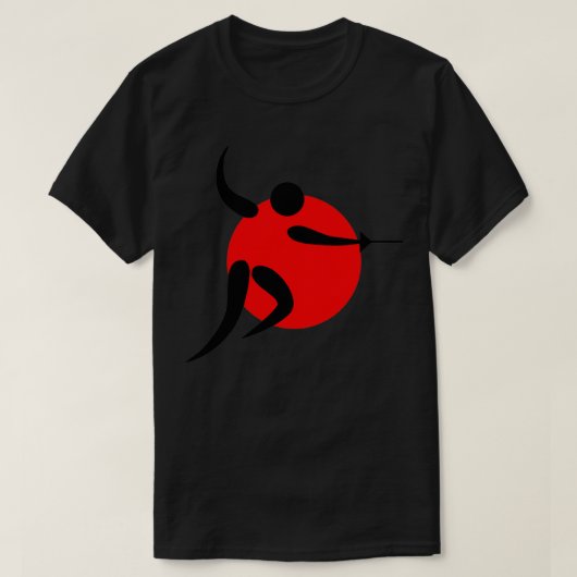 Japan Summer Sports Fencing T-shirt (Design voorkant)