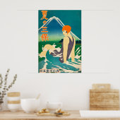 Japan Summer uit 1930 op het schiereiland Miho Poster (Keuken)