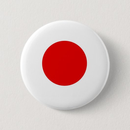 Japan Sun Flag Ronde Button 5,7 Cm (Voorkant)