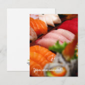 Japan Sushi Collectie Uitnodiging (Voorkant / Achterkant)