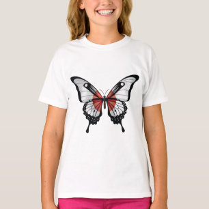 Japan Swallowtail Vlinder Vlag T-shirt