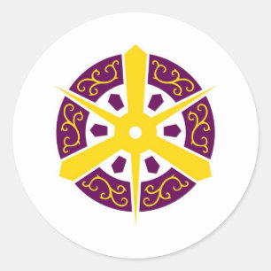 Japan-symbool van de prefectuur Kyoto Ronde Sticker