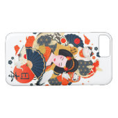 Japan Thema Case-Mate iPhone Case (Achterkant (Horizontaal))