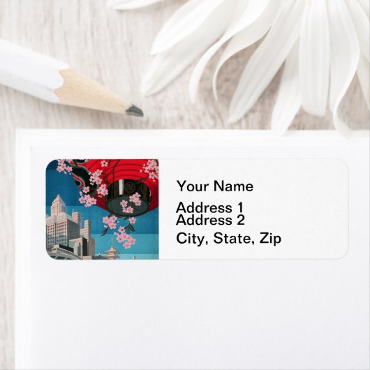 Japan Tokyo Japans reisposter Etiket (Insitu)