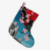 Japan Tokyo  Japans reisposter Grote Kerstsok (Voorkant (Hangend))