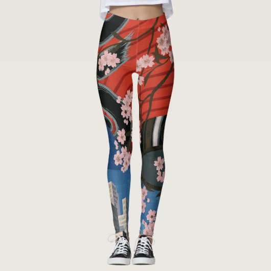 Japan Tokyo Japans reisposter Leggings (Voorkant)