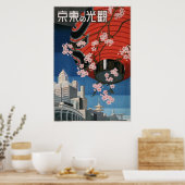 Japan Tokyo Japans reisposter Poster (Keuken)