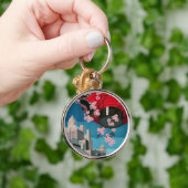 Japan Tokyo Japans reisposter Sleutelhanger (Hand)