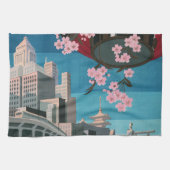 Japan Tokyo Japans reisposter Theedoek (Horizontaal)