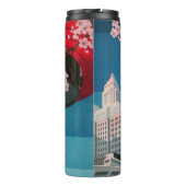 Japan Tokyo  Japans reisposter Thermosbeker (Achterkant)