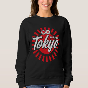 Japan Tokyo Rode Zon Harajuku Azië Anime Souvenir Trui