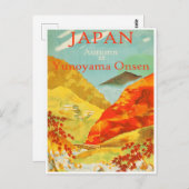  Japan Travel Briefkaart (Voorkant / Achterkant)