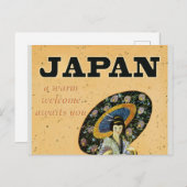 Japan Travel Briefkaart (Voorkant / Achterkant)