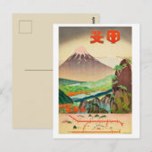  Japan Travel Briefkaart (Voorkant / Achterkant)
