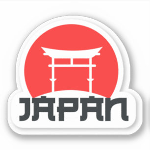 Japan Travel Vinyl Sticker