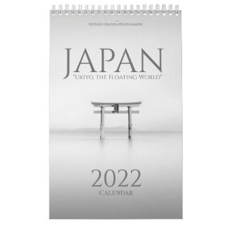 Japan. Ukiyo, het drijvende wereldkalender 2022 Kalender