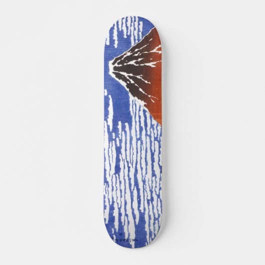 japan ukiyoe mt-fuji skateboard (Devant)