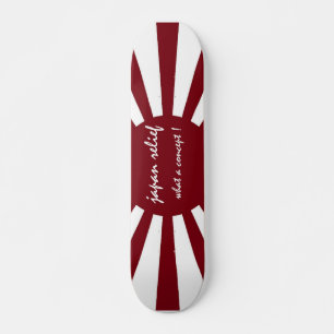 japan verlicht het concept skateboard