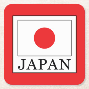 Japan Vierkante Kartonnen Onderzetter