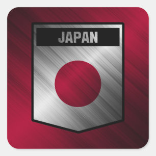 Japan Vierkante Sticker