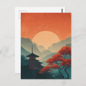 Japan vintage briefkaart (Voorkant / Achterkant)