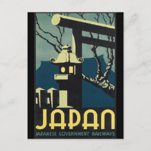 JAPAN vintage-reis Briefkaart