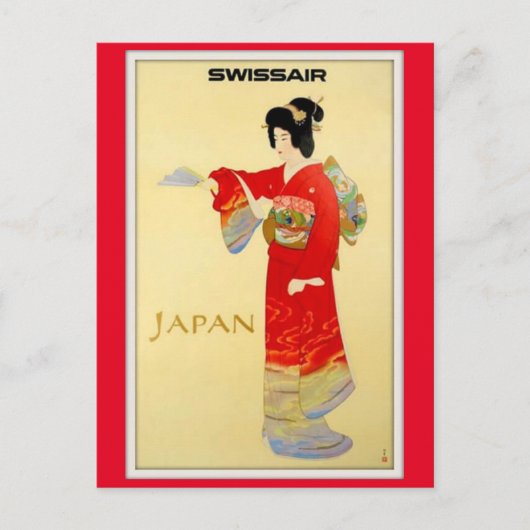 JAPAN vintage-reis Briefkaart (Voorkant)