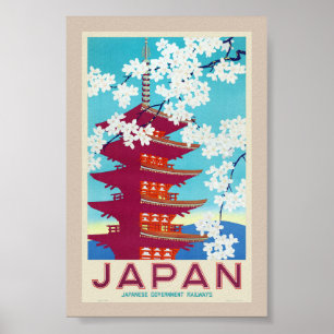 Japan Vintage Reisposter 1930s Poster