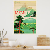 Japan vintage reisposter poster (Keuken)