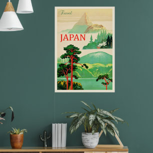 Japan vintage reisposter poster