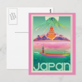 JAPAN Vintage Travel Briefkaart (Voorkant / Achterkant)