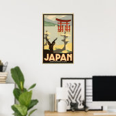 Japan Vintage Travel Poster (Thuiskantoor)