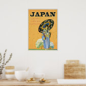 Japan Vintage Travel Poster (Keuken)