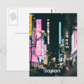 Japan Vintage Travel Tourism and Briefkaart (Voorkant / Achterkant)