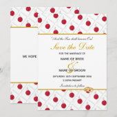 JAPAN VLAG Op maat gemaakte trouwdag Save The Date (Voorkant / Achterkant)