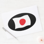 Japan Vlag Sticker (Envelop)