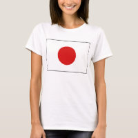 Japan Vlag x Kaart T-shirt