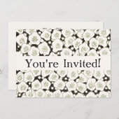 Japan Witte Bloemtuin Kaart (Voorkant / Achterkant)