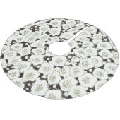 Japan Witte Bloemtuin Kerstboom Rok (Gekanteld)