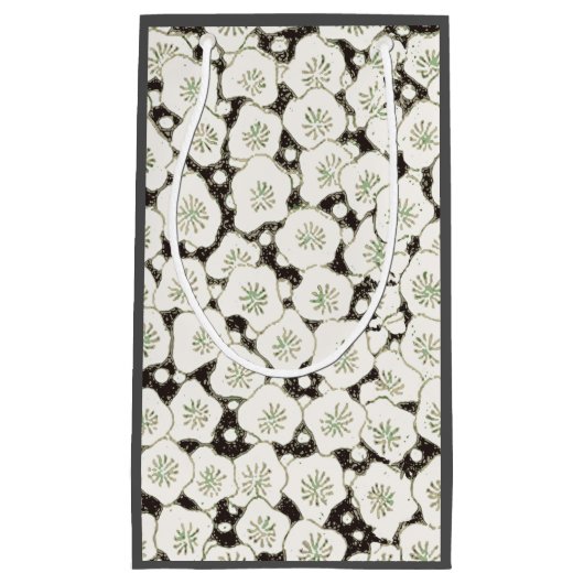 Japan Witte Bloemtuin Klein Cadeauzakje (Voorkant)