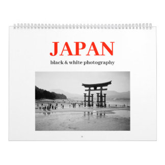 Japan: Zwart-wit fotografie 2026 Kalender