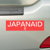 JAPANAID BUMPERSTICKER (Op auto)